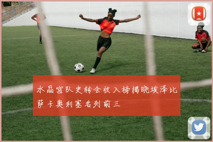 水晶宫队史转会收入榜揭晓埃泽比萨卡奥利塞名列前三